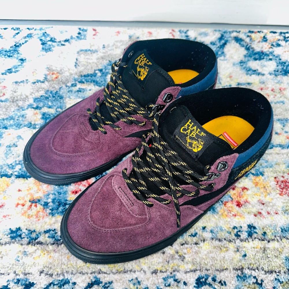 Vans Purple and Black Half Cab skating Sneakers